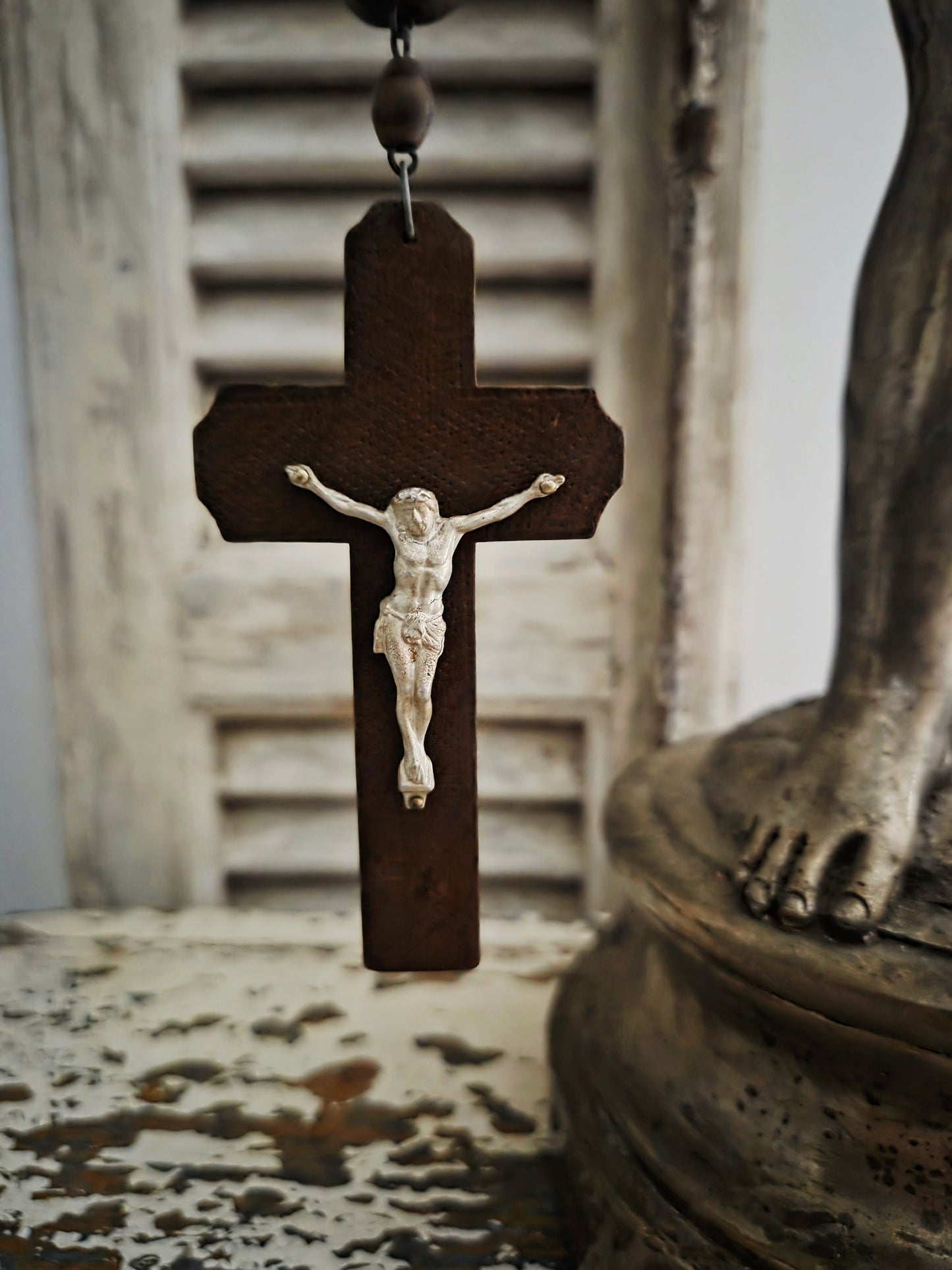 Vintage European Wooden Rosary