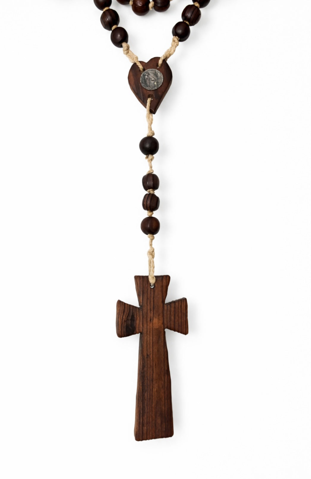 French Vintage Wooden Rosary