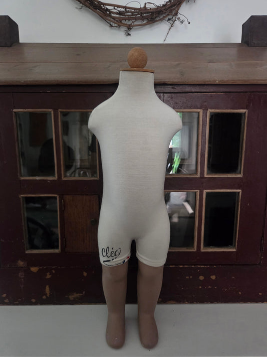 Genuine French Child Vintage Fiberglass Mannequin circa 1950s 60s - Front