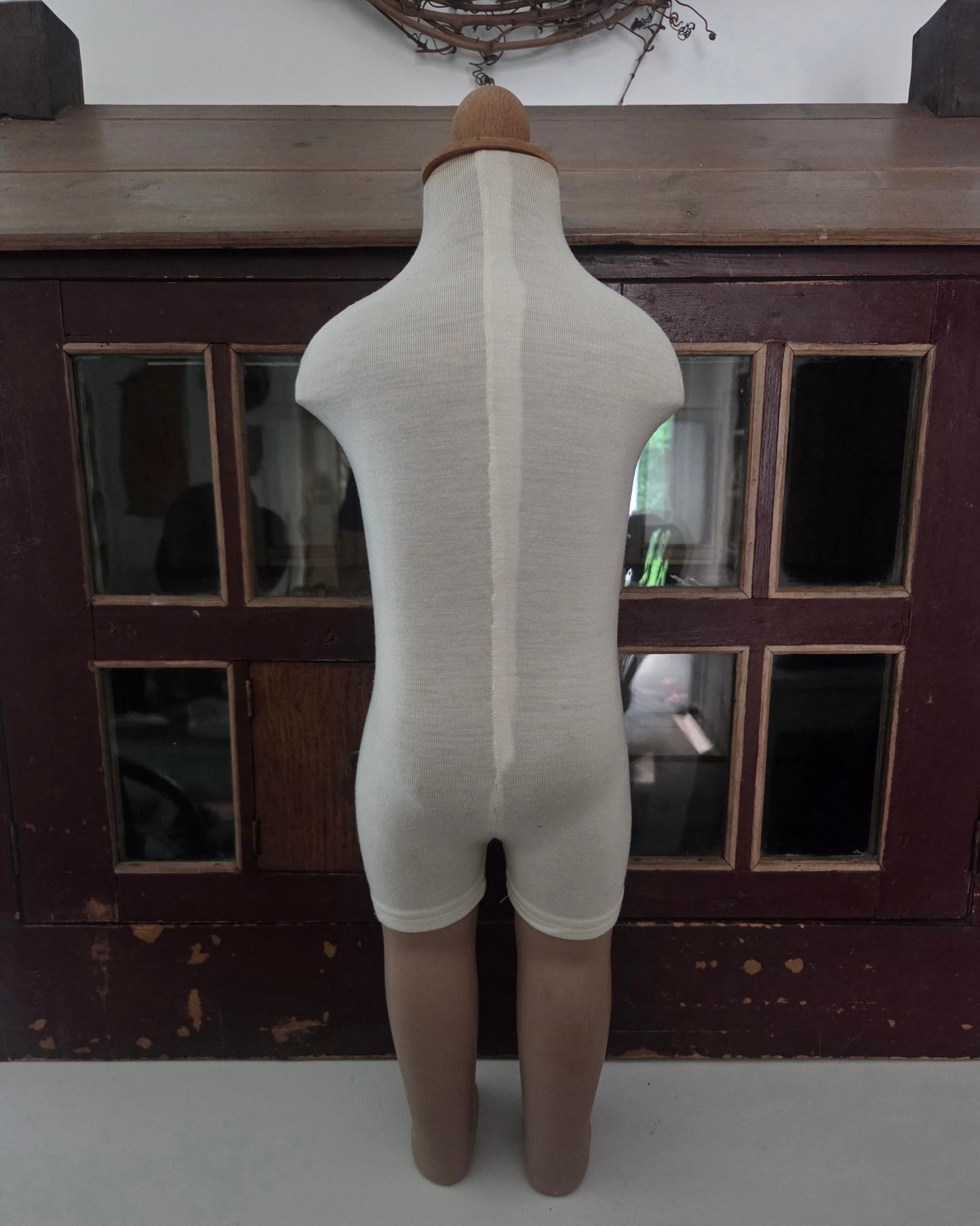 Genuine French Child Vintage Fiberglass Mannequin circa 1950s 60s - Side