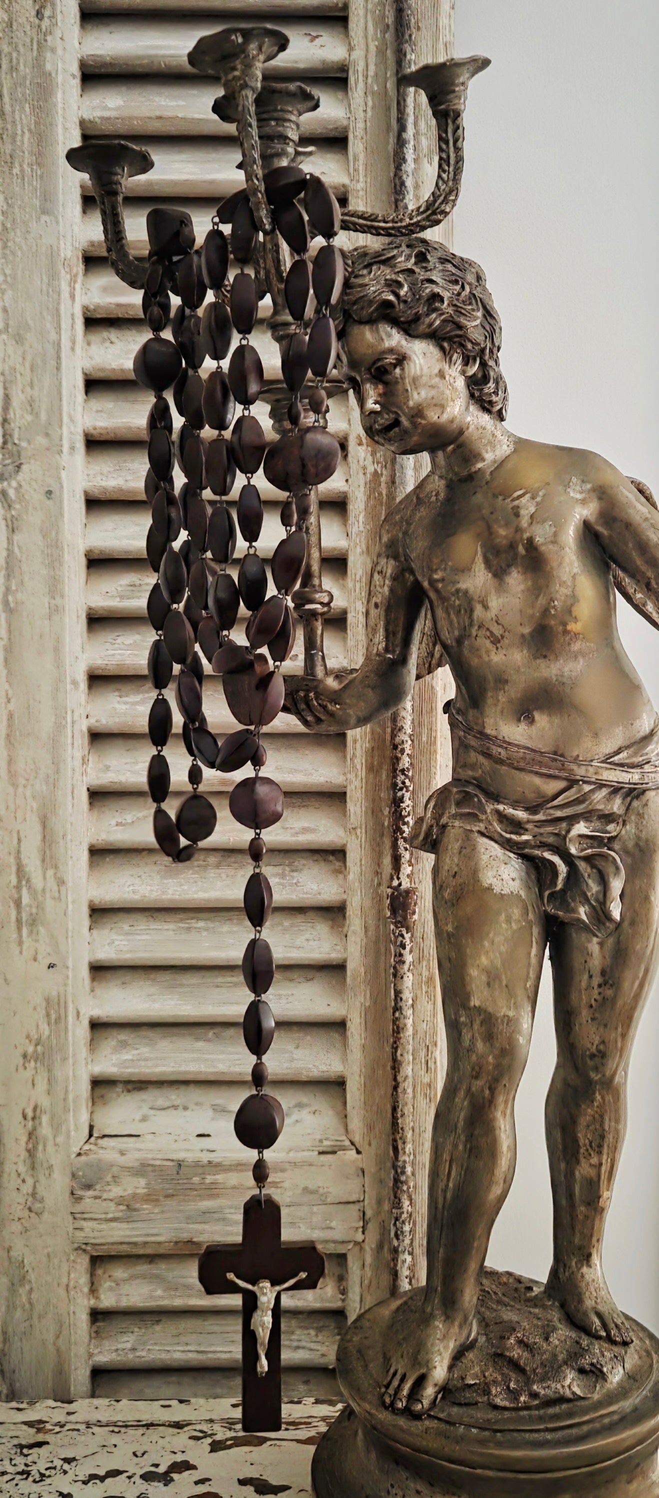 Vintage European Wooden Rosary