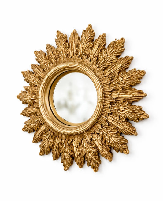 Genuine Quality Atelier De Thiers 'Acanthus' Gold Look Convex Mirror