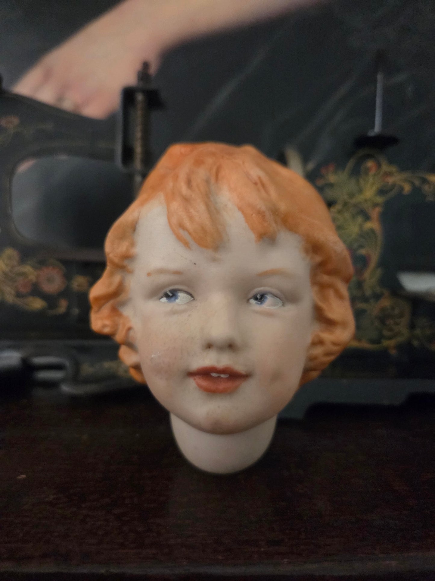 Vintage German Bisque Dolls Head